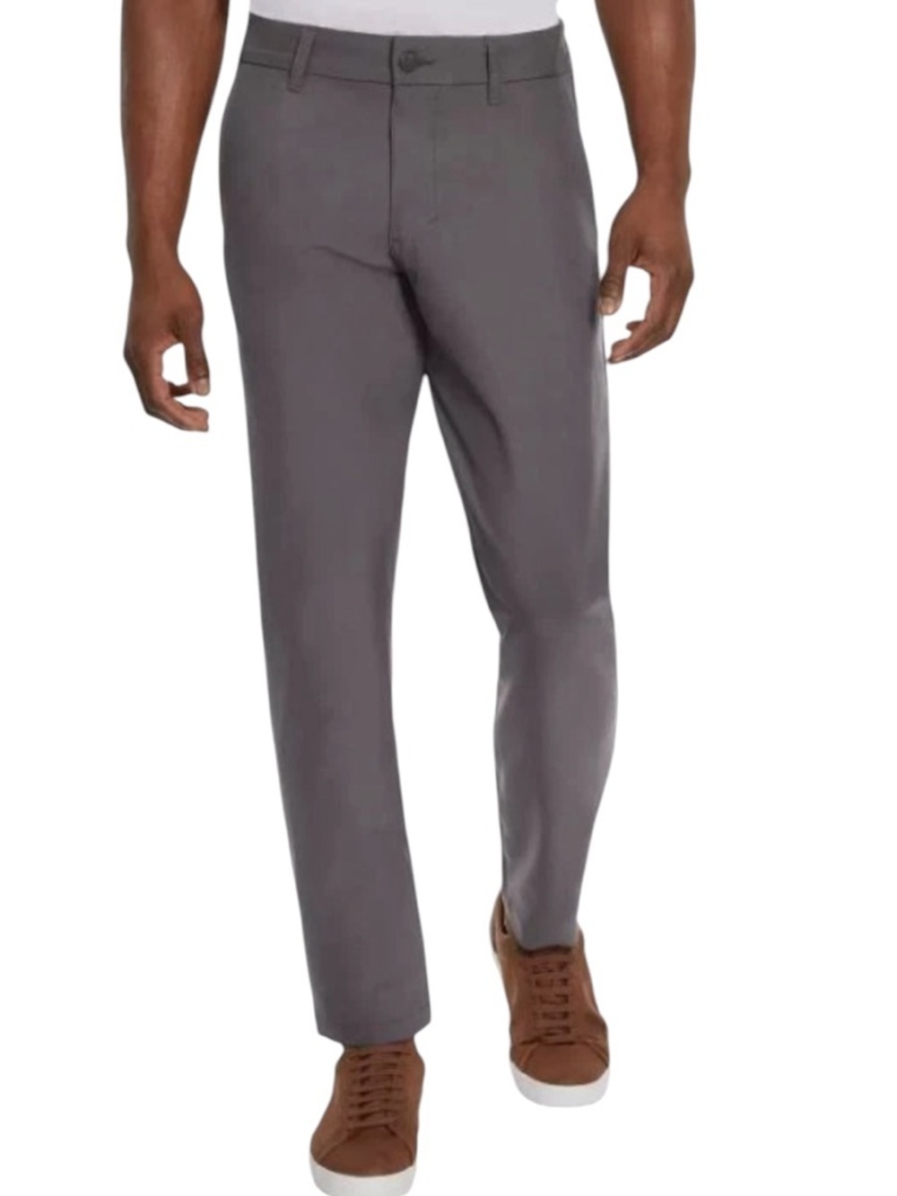 Marc New York Andrew Marc Commuter Pants Gray Stretch Slim Fit 34x30 Performance